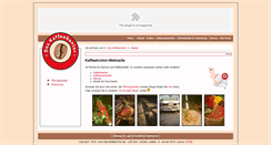 Desktop Screenshot of das-kaffeekontor.de